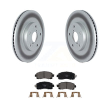 Charger l&#39;image dans la galerie, Front Coated Disc Brake Rotors And Ceramic Pads Kit For Subaru Forester