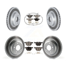 Load image into Gallery viewer, Front Rear Coat Brake Rotors Ceramic Pad Kit For 2012 BMW 335i Convertible/Coupe