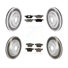 Load image into Gallery viewer, Front Rear Coated Brake Rotor Ceramic Pad Kit For Jaguar F-Pace Land Rover Range