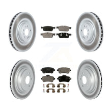 Charger l'image dans la galerie, Front Rear Coated Disc Brake Rotor And Ceramic Pad Kit For Mercedes-Benz GLE550e