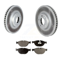 Load image into Gallery viewer, Front Coat Brake Rotors Ceramic Pad Kit For BMW 550i xDrive 650i 740Li 740i 535i