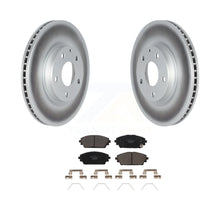 Load image into Gallery viewer, Front Coated Disc Brake Rotors And Ceramic Pads Kit For Mazda 3