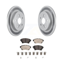 Load image into Gallery viewer, Rear Coated Disc Brake Rotors And Ceramic Pads Kit For Toyota Corolla