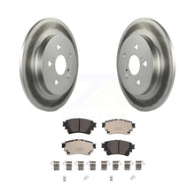 Charger l&#39;image dans la galerie, Rear Coated Disc Brake Rotors And Ceramic Pads Kit For 2019 Toyota Corolla 1.8L