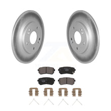 Load image into Gallery viewer, Rear Coated Disc Brake Rotors And Ceramic Pads Kit For Hyundai Kona Kia Seltos