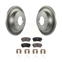 Load image into Gallery viewer, Rear Coated Disc Brake Rotors And Ceramic Pads Kit For Hyundai Kona