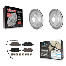 Charger l'image dans la galerie, Rear Coat Brake Rotor Ceramic Pad Kit For Chevrolet Silverado 1500 GMC Sierra XL