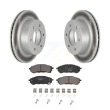 Charger l&#39;image dans la galerie, Rear Coated Disc Brake Rotors And Ceramic Pads Kit For 2019-2022 Ford Ranger