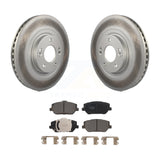 [Front] 2019-2020 Hyundai Santa Fe Premium Coated Rotors & Ceramic Pads Brake Kit For Max Braking