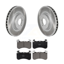 Charger l&#39;image dans la galerie, Front Coated Brake Rotors Ceramic Pad Kit For Land Rover Range Sport Defender 90