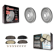 Load image into Gallery viewer, Front Coat Brake Rotors Ceramic Pad Kit For Ford Explorer Lincoln Aviator Police