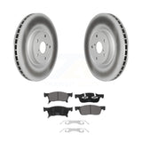 [Front] 2019-2022 Subaru Ascent Premium Coated Rotors & Ceramic Pads Brake Kit For Max Braking