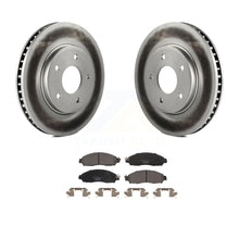 Charger l&#39;image dans la galerie, Front Coated Disc Brake Rotors And Ceramic Pads Kit For Nissan LEAF NV200