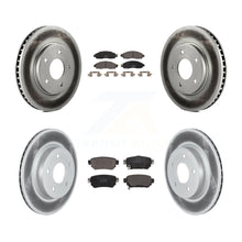 Charger l'image dans la galerie, Front Rear Coated Disc Brake Rotors And Ceramic Pads Kit For Nissan LEAF
