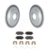 Rear Coat Disc Brake Rotors Ceramic Pad Kit For Kia Sportage Hyundai Tucson Nexo