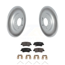 Charger l&#39;image dans la galerie, Rear Coated Disc Brake Rotors And Ceramic Pads Kit For Kia Cadenza