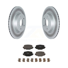 Charger l&#39;image dans la galerie, Rear Coated Disc Brake Rotors And Ceramic Pads Kit For INFINITI QX50 QX55