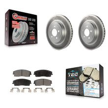 Charger l'image dans la galerie, [Front] 15-18 Dodge Charger RWD with 3.6L Premium Coated Rotors &amp; Ceramic Pads Brake Kit For Max Braking