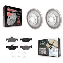 Load image into Gallery viewer, Rear Coated Disc Brake Rotors And Ceramic Pads Kit For Mazda 3 CX-30