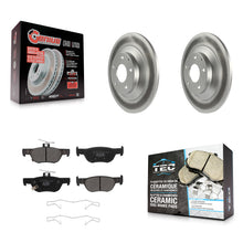 Load image into Gallery viewer, Rear Coated Disc Brake Rotors And Ceramic Pads Kit For Mazda CX-30 MX-30 EV