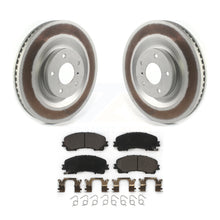 Load image into Gallery viewer, Front Coated Disc Brake Rotors And Ceramic Pads Kit For INFINITI QX50 QX55