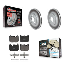 Charger l'image dans la galerie, [Front] 2017-2020 Mini Cooper Clubman S Premium Coated Rotors &amp; Ceramic Pads Brake Kit For Max Braking