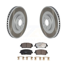 Load image into Gallery viewer, Front Coated Disc Brake Rotor Ceramic Pad Kit For Kia Telluride Hyundai Palisade