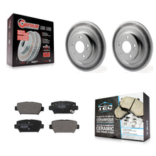 Load image into Gallery viewer, Rear Coated Disc Brake Rotors And Ceramic Pads Kit For Mitsubishi Eclipse Cross