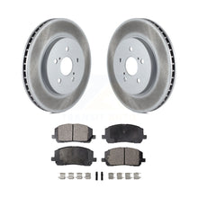 Charger l&#39;image dans la galerie, Front Coat Disc Brake Rotor Ceramic Pad Kit For Toyota Highlander Hybrid Limited