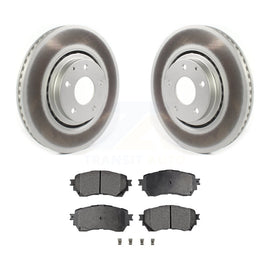 [Front] 2021 Mazda 6 Turbocharged Premium Coated Rotors & Ceramic Pads Brake Kit For Max Braking
