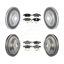 Load image into Gallery viewer, [Front+Rear] 15-16 Mercedes-Benz E400 Sedan Premium Coated Rotors &amp; Ceramic Pads Brake Kit For Max Braking