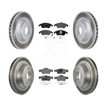 Charger l&#39;image dans la galerie, [Front+Rear] 15-16 Mercedes-Benz E400 Sedan Premium Coated Rotors &amp; Ceramic Pads Brake Kit For Max Braking