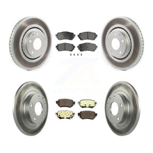 Load image into Gallery viewer, [Front+Rear] 2021 Mazda 6 Turbocharged Premium Coated Rotors &amp; Ceramic Pads Brake Kit For Max Braking