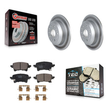 Load image into Gallery viewer, Rear Coated Disc Brake Rotors And Ceramic Pads Kit For Jeep Wrangler