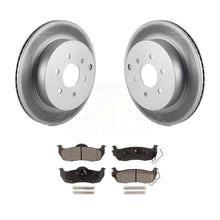 Load image into Gallery viewer, Rear Coated Brake Rotors Ceramic Pad Kit For 2004 Nissan Pathfinder From 08