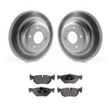 [Rear] 2012 BMW X1 xDrive28i Premium Coated Rotors & Ceramic Pads Brake Kit For Max Braking