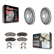 Charger l'image dans la galerie, [Front] 2019-2023 Acura RDX Premium Coated Rotors &amp; Ceramic Pads Brake Kit For Max Braking