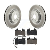 Front Coated Disc Brake Rotors & Ceramic Pad Kit For 2020 Chevrolet Corvette Z51