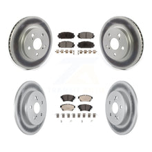 Load image into Gallery viewer, Front Rear Coated Disc Brake Rotors And Ceramic Pads Kit For Toyota Corolla