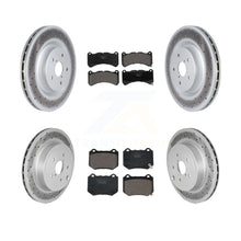 Load image into Gallery viewer, [Front+Rear] 2018-2020 Subaru WRX STI Premium Coated Rotors &amp; Ceramic Pads Brake Kit For Max Braking