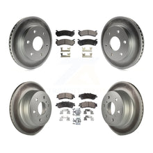 Load image into Gallery viewer, Front Rear Coated Disc Brake Rotor &amp; Ceramic Pad Kit For GMC Sierra 1500 Classic