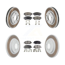 Charger l&#39;image dans la galerie, Front Rear Coat Brake Rotors Ceramic Pad Kit For 05 Pontiac Montana SV6 with FWD