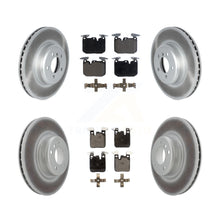 Load image into Gallery viewer, Front Rear Coated Disc Brake Rotor And Ceramic Pad Kit For BMW 230i xDrive M240i