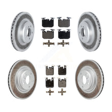 Load image into Gallery viewer, Front Rear Coated Disc Brake Rotor And Ceramic Pad Kit For BMW 230i xDrive M240i