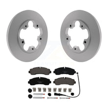 Load image into Gallery viewer, Rear Coat Brake Rotors Ceramic Pad Kit For 20 Ford Transit-350 With 5 Lug Wheels