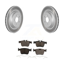 Load image into Gallery viewer, Rear Coated Disc Brake Rotors And Ceramic Pads Kit For Jaguar XE XF