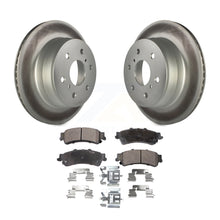 Load image into Gallery viewer, Rear Coated Disc Brake Rotors And Ceramic Pads Kit For GMC Sierra 1500 Classic