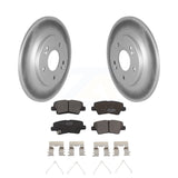 [Rear] 2022-2023 Hyundai Kona AWD Premium Coated Rotors & Ceramic Pads Brake Kit For Max Braking