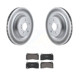 [Rear] 2011-2014 Mercedes-Benz CL550 Premium Coated Rotors & Ceramic Pads Brake Kit For Max Braking