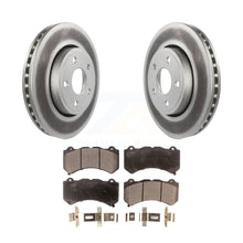 Load image into Gallery viewer, Front Coated Disc Brake Rotors Ceramic Pad Kit For 2012 Jeep Grand Cherokee 6.4L